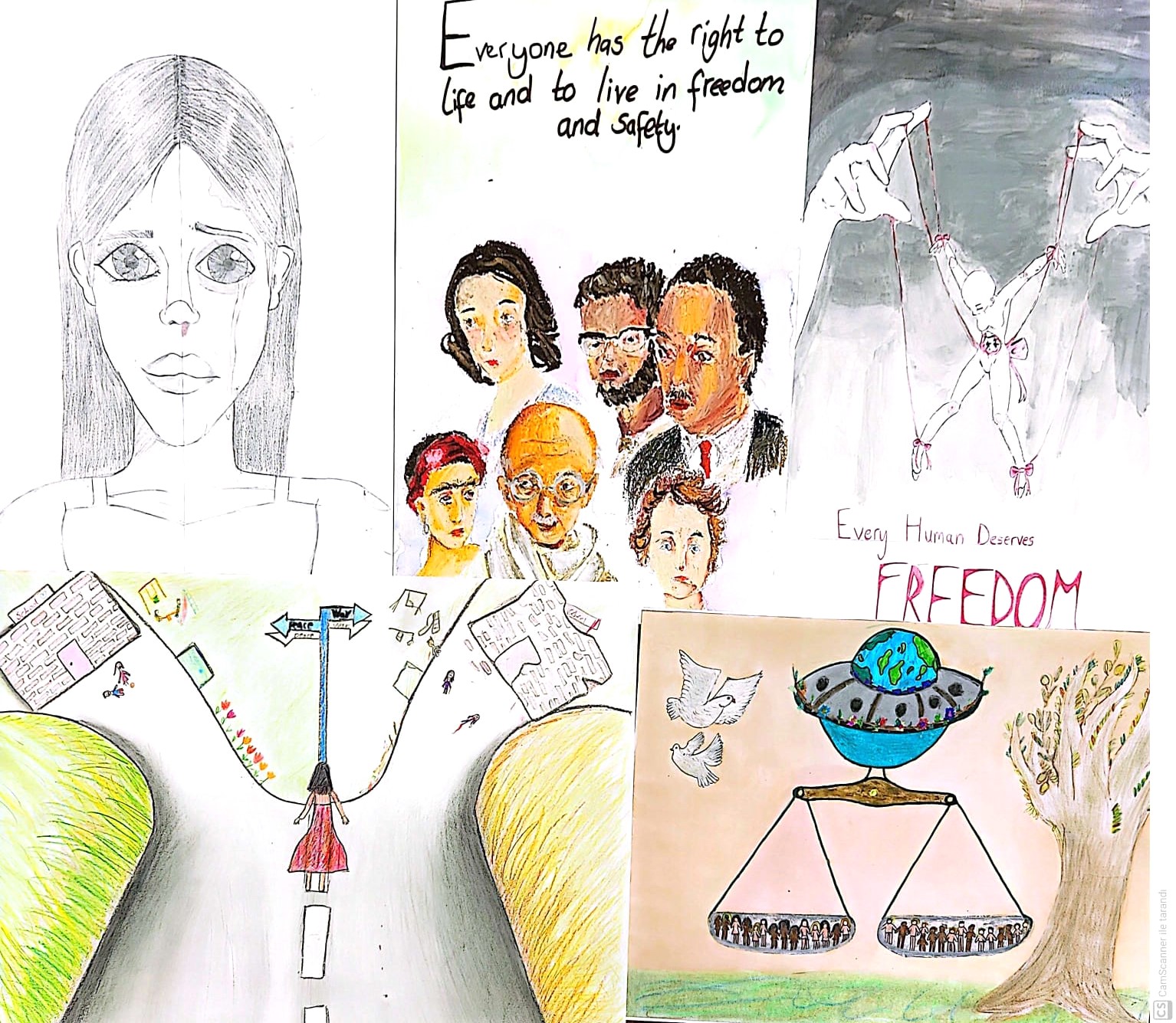 Human Rights Paint Fostering Human Rights Awareness Through Art: Kids4HumanRights Painting ...