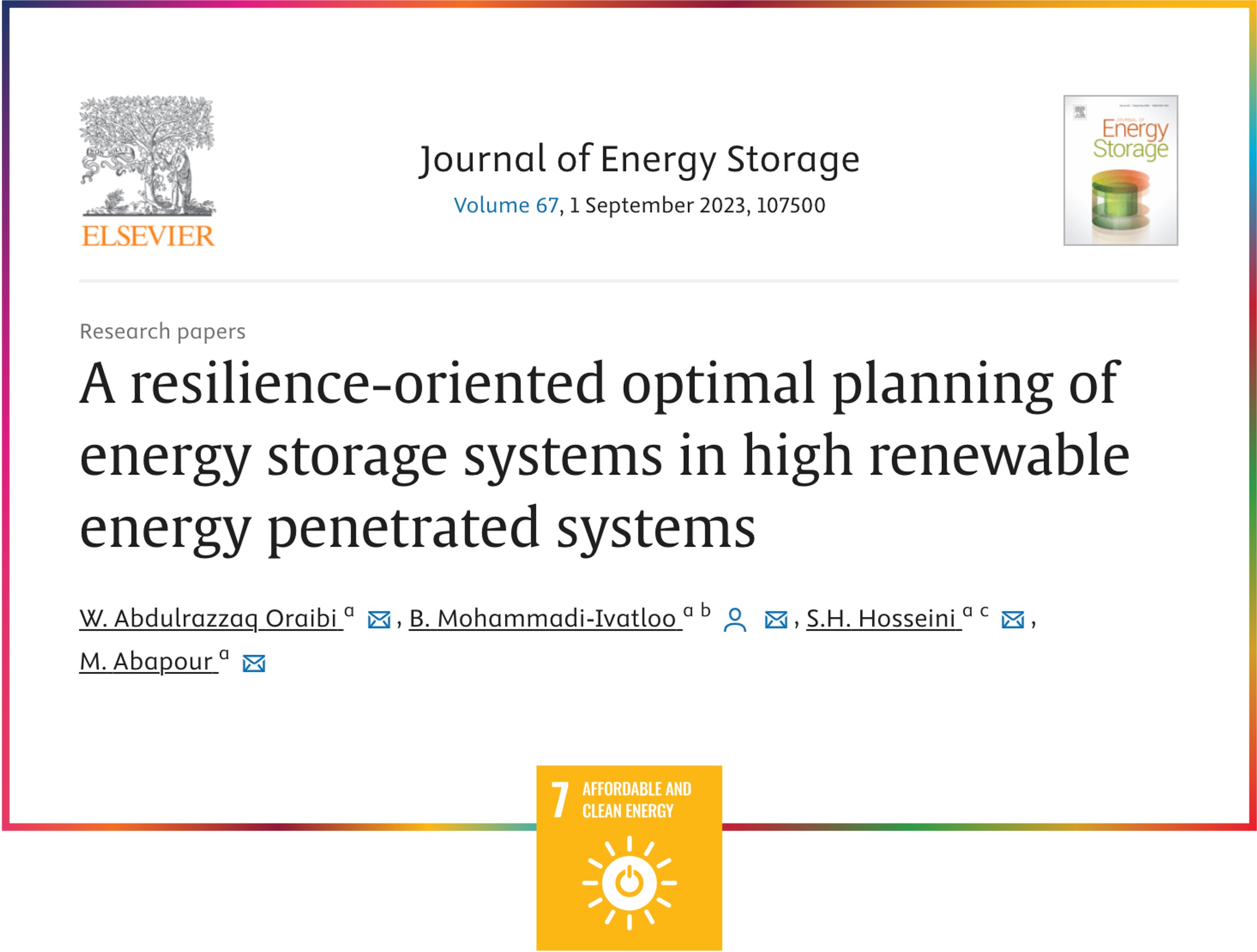 A resilienceoriented optimal planning of energy storage systems in