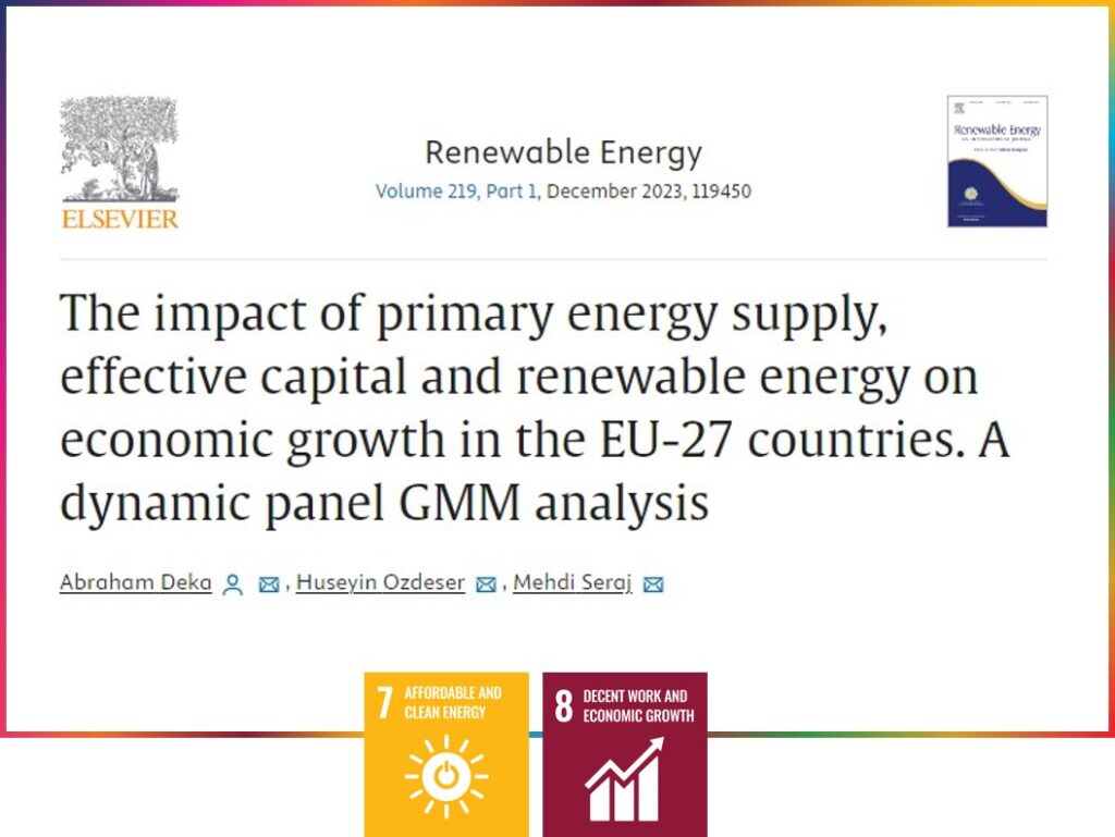 The impact of primary energy supply, effective capital and renewable ...