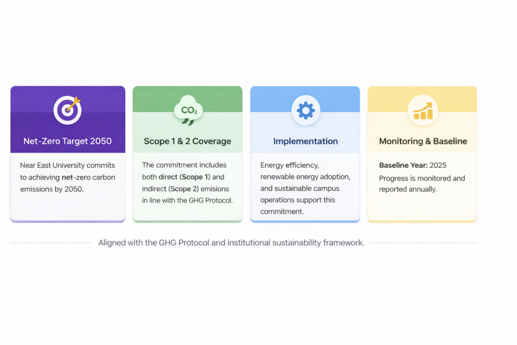 Net-Zero Commitment – Near East University